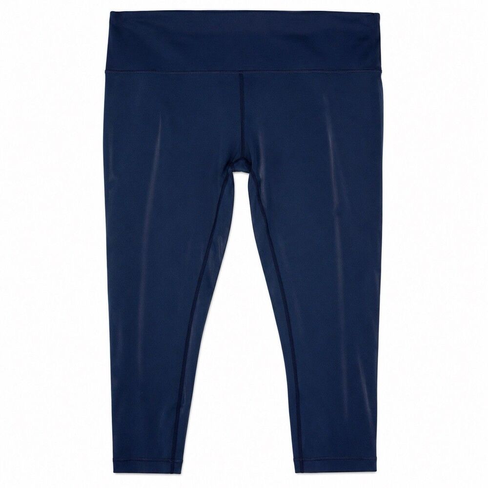 Lululemon Base Pase High Rise Leggings Women’s Size 18 Navy Blue 25" Leg Yoga